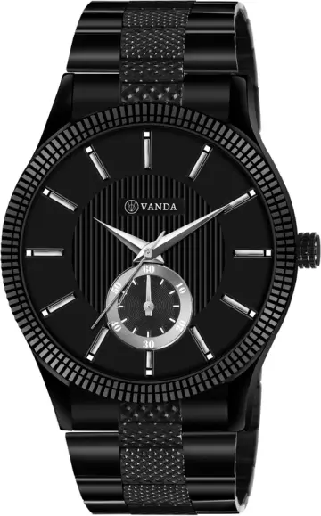 Vanda 503 Bold Black Series Analog Watch For Men — Vanda Lifestyle