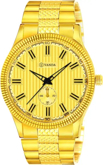 Vanda 502 Glorious Gold Series Analog Watch For Men — Vanda Lifestyle
