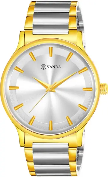 Vanda 507 Stunning Silver Glorious Gold Series Analog Watch For Men — Vanda Lifestyle