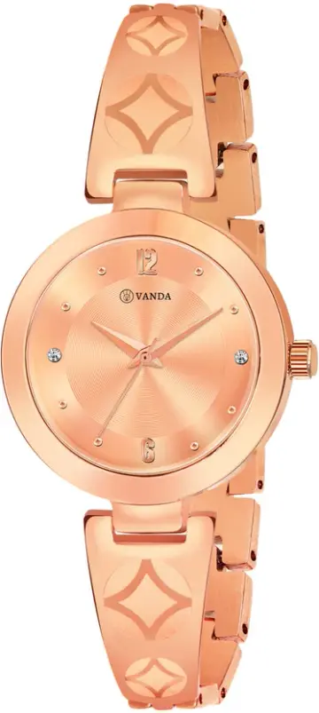 Vanda 554 Rose Gold Series Analog Watch For Women — Vanda Lifestyle