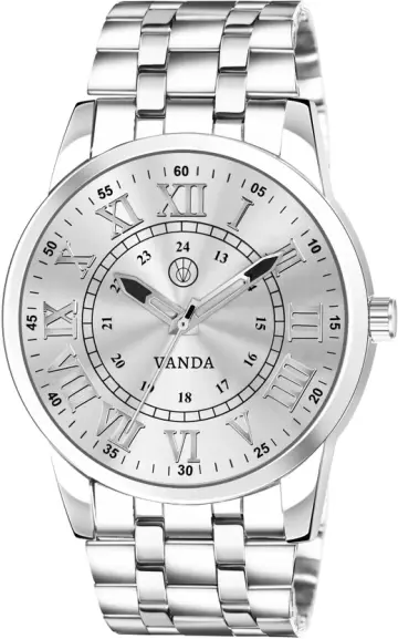 Vanda 136 Stunning Silver Series Analog Watch For Men — Vanda Lifestyle