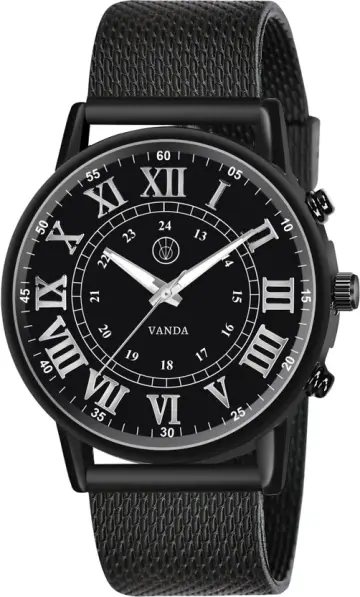Vanda 139 Bold Black Series Analog Watch For Men — Vanda Lifestyle