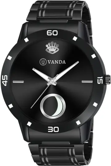 Vanda 140 Bold Black Series Analog Watch For Men — Vanda Lifestyle