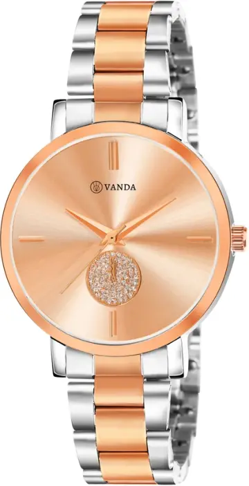 Vanda 551 Stunning Silver Rose Gold Series Analog Watch For Women — Vanda Lifestyle